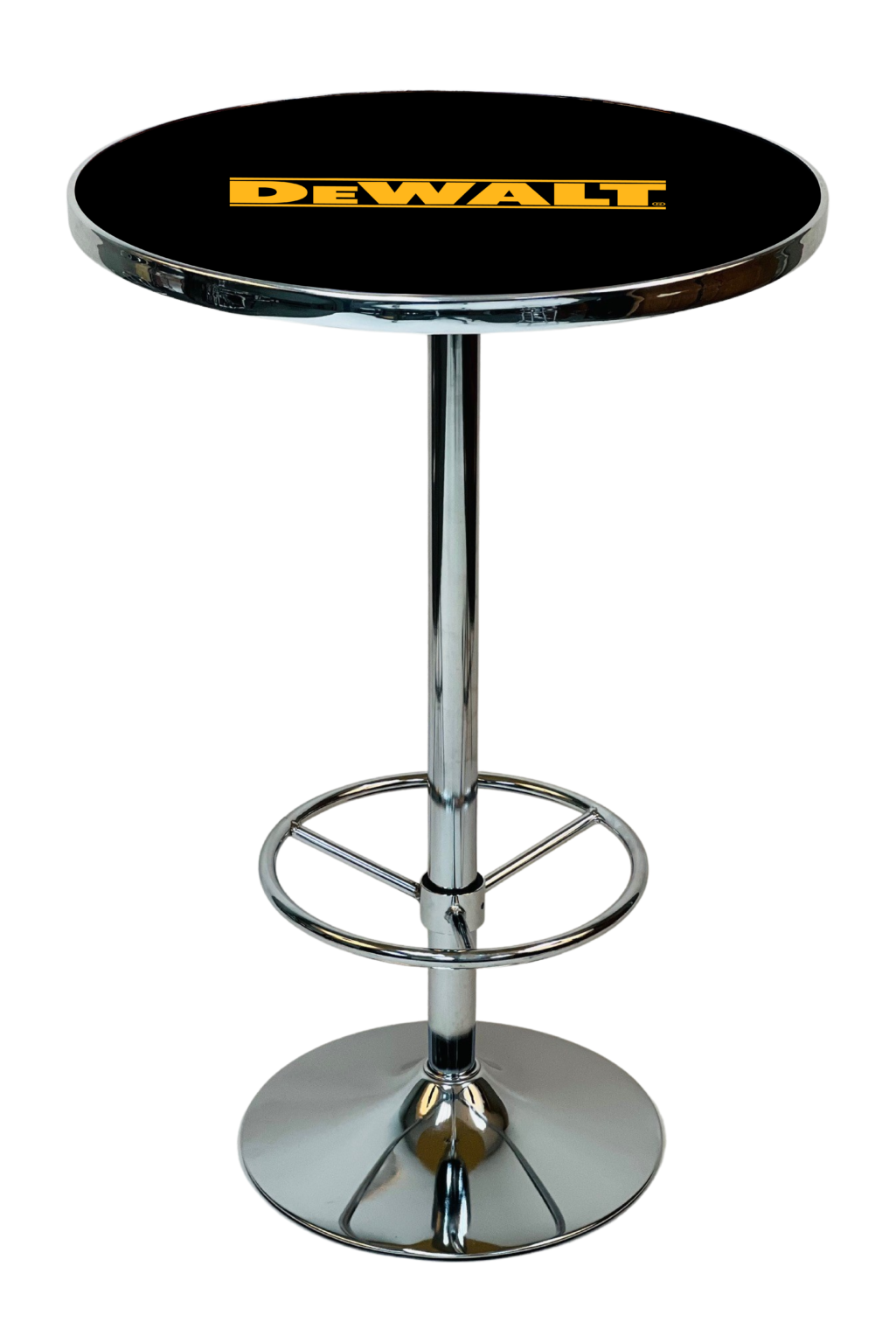 DeWALT Deluxe Pub Table Top Black Full View